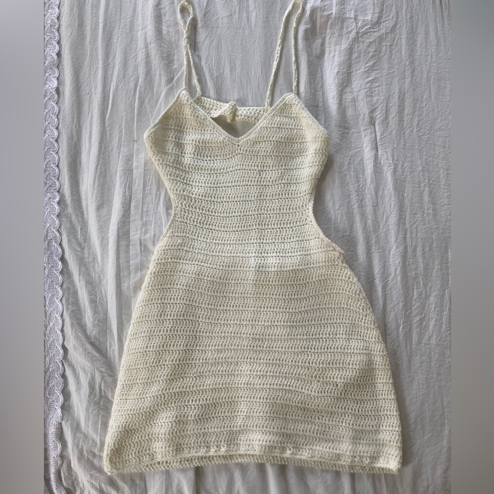 COPY - Open-Back Crochet Dress
